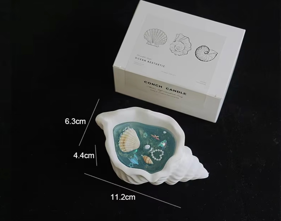Conch Shell Gel Candle