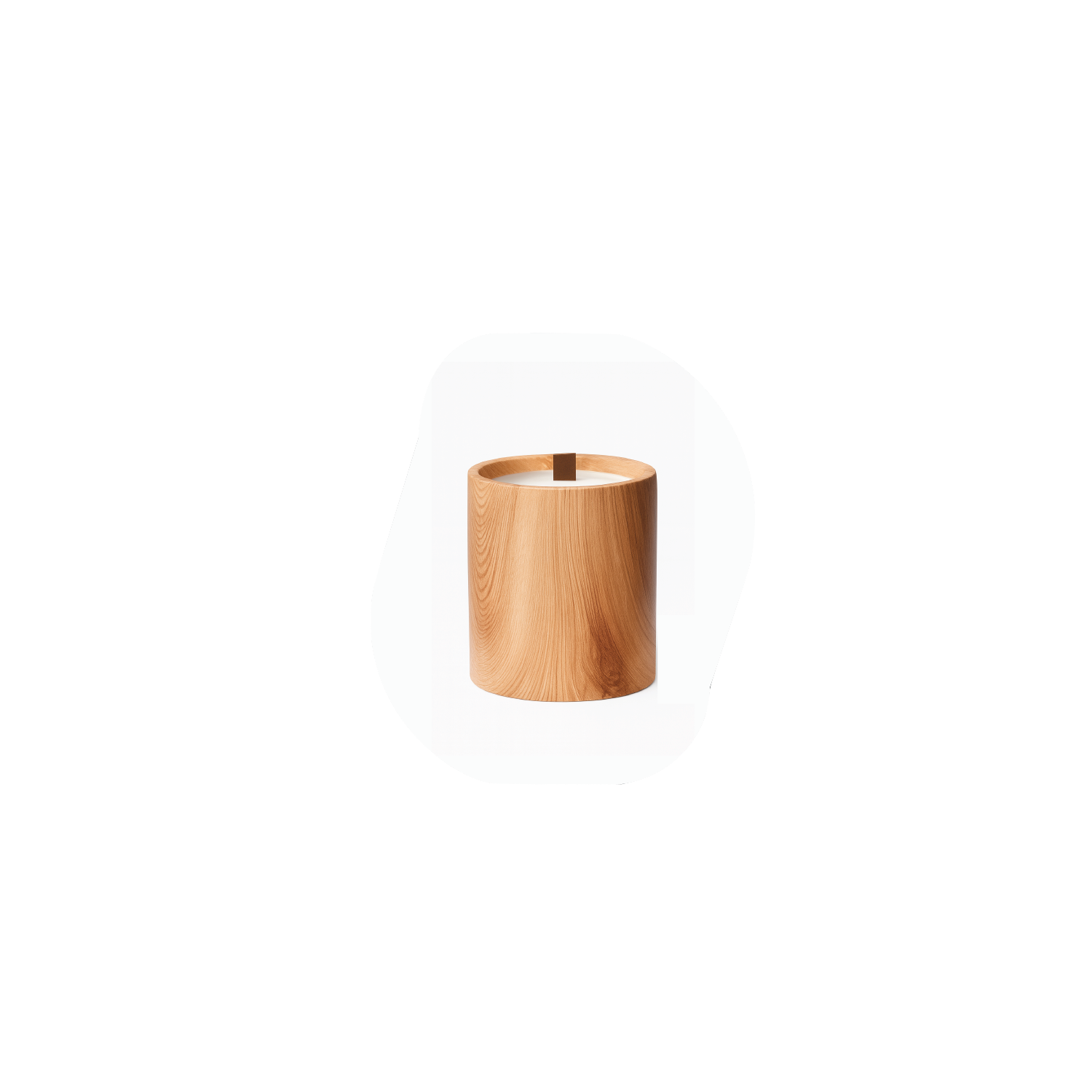 Light Wood Tall Candle